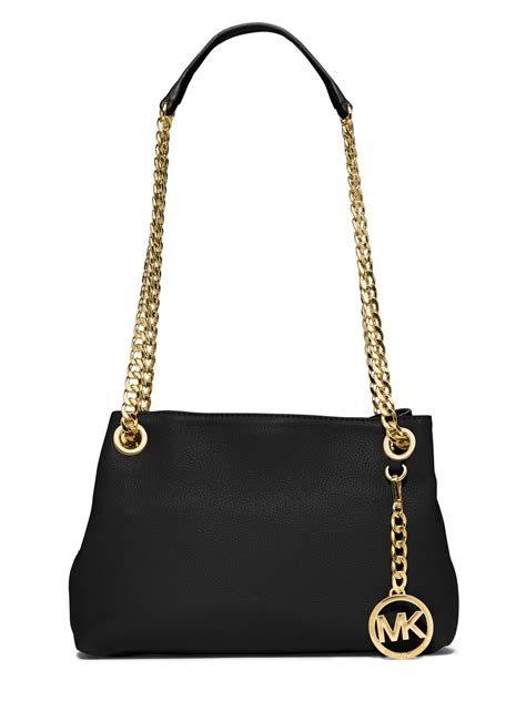 michael kors jet set travel black small chain crossbody|michael kors jet setter bag.